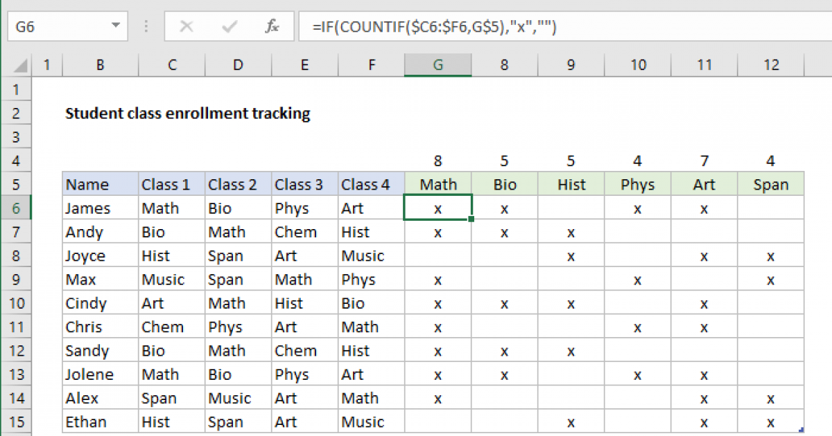 student-class-enrollment-with-table-excel-formula-exceljet